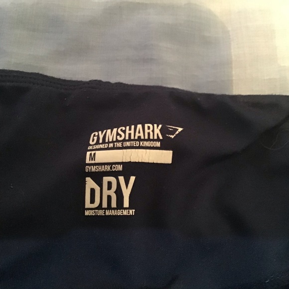 GYMSHARK Drop-in Pocket Tights Navy - Picture 6 of 8
